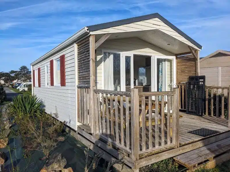Mobil-home + terrasse couverte – 2 chambres