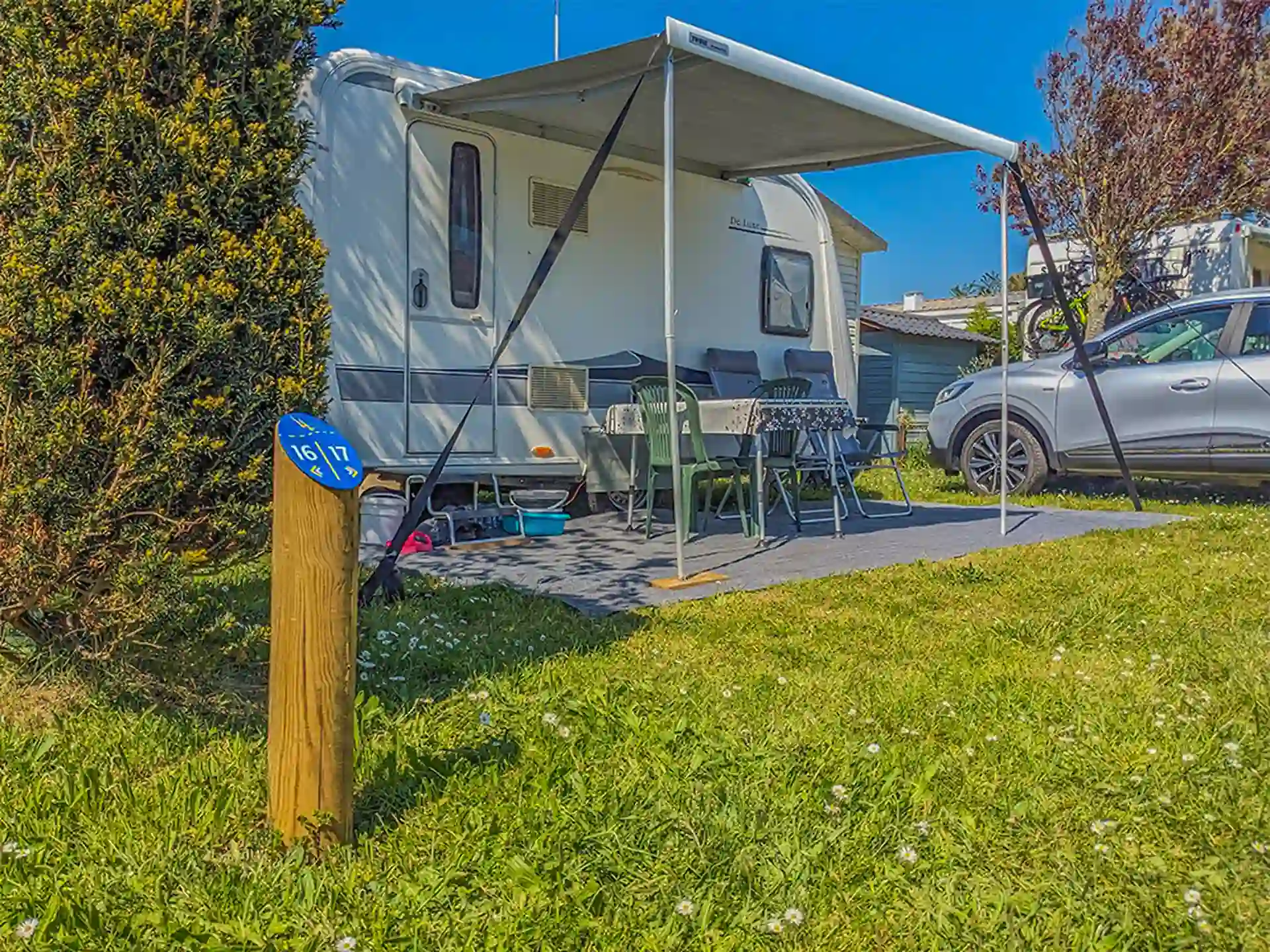 caravan site camping agon coutainville